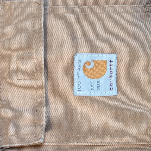 Vint. '89 Carhartt 100 Year Anniv. CO196 Collared Duck Coat mens XLT (44 Chest) - Picture 4 of 11